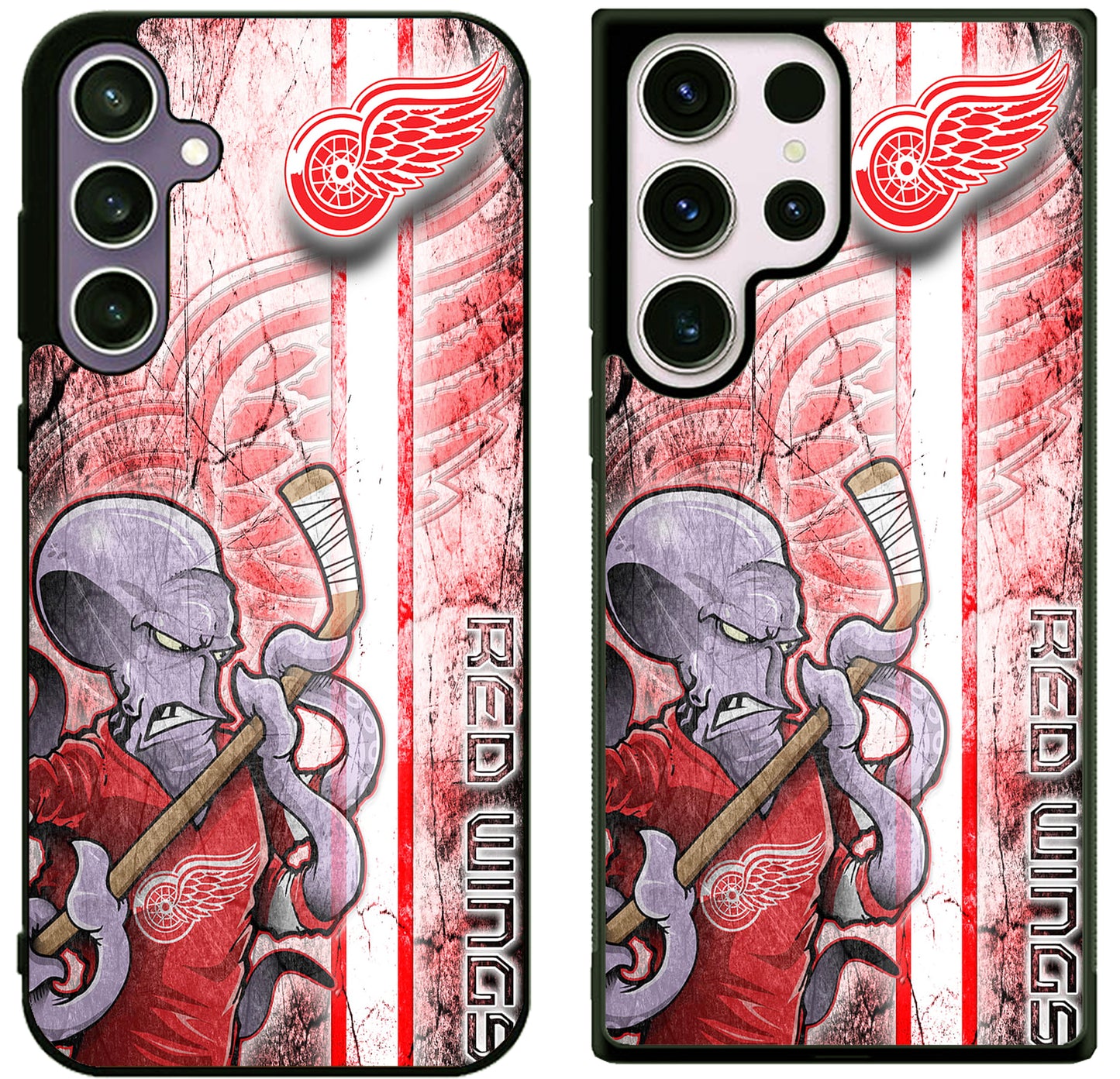 Detroit Red Wings Style Samsung Galaxy S25 | S25 Edge | S25 FE | S25 Plus | S25 Ultra Case