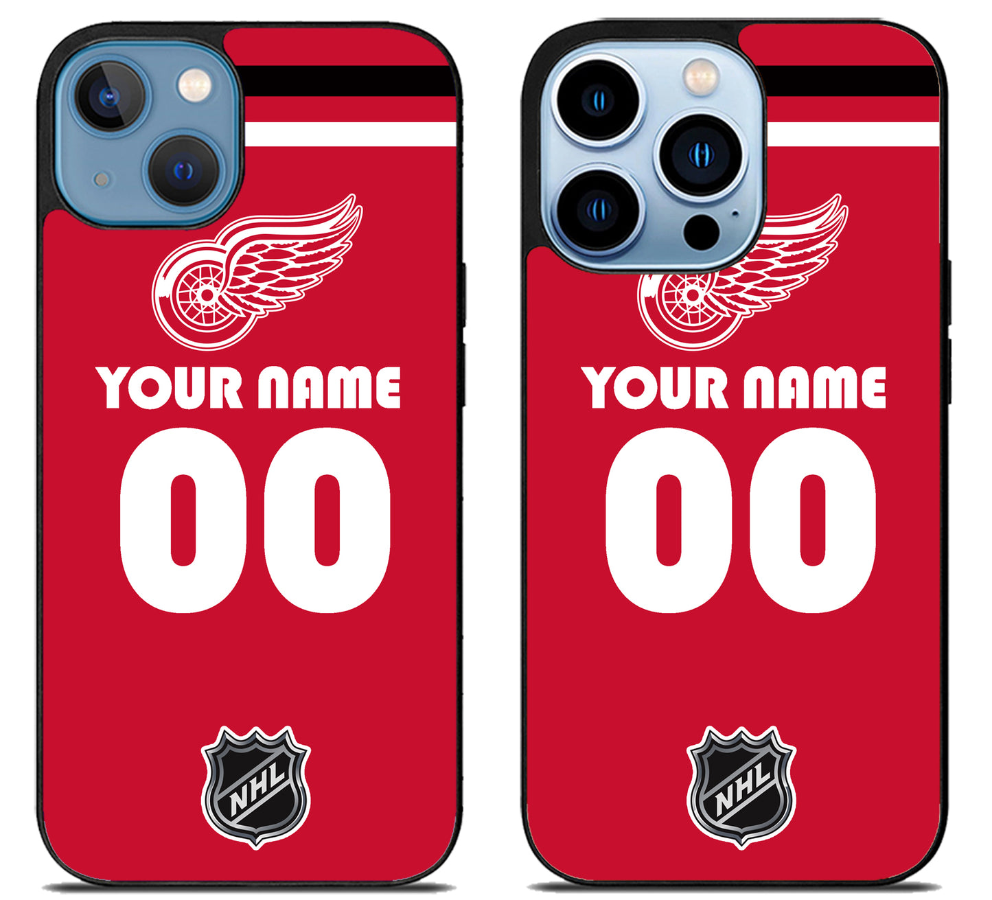Custom Personalized Detroit Red Wings NHL iPhone 13 | 13 Mini | 13 Pro | 13 Pro Max Case