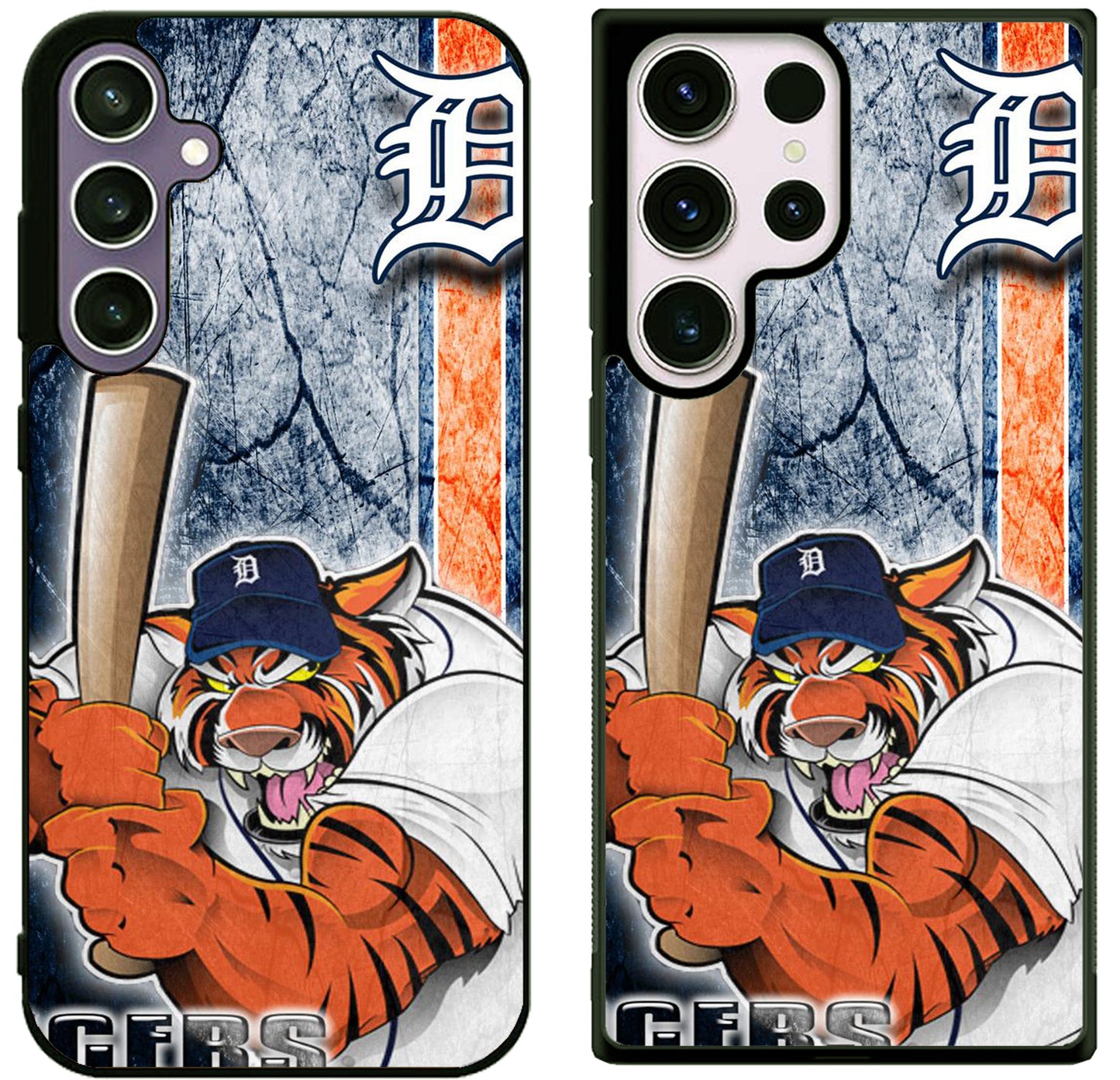 Detroit Tigers Logo Baseball Symbol Samsung Galaxy S25 | S25 Edge | S25 FE | S25 Plus | S25 Ultra Case