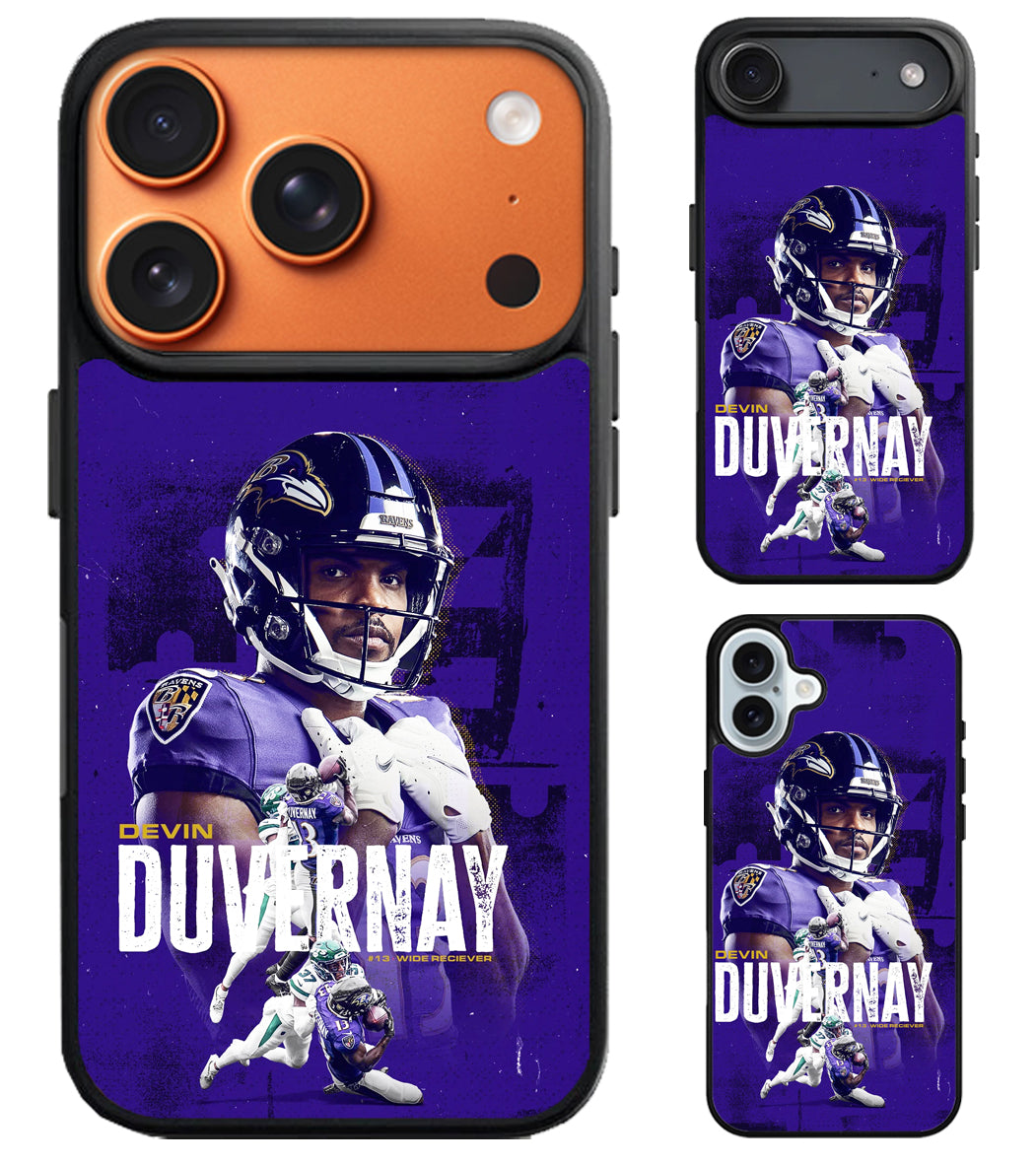Devin Duvernay Baltimore Ravens iPhone Air | iPhone 17 | 17 Pro | 17 Pro Max Case