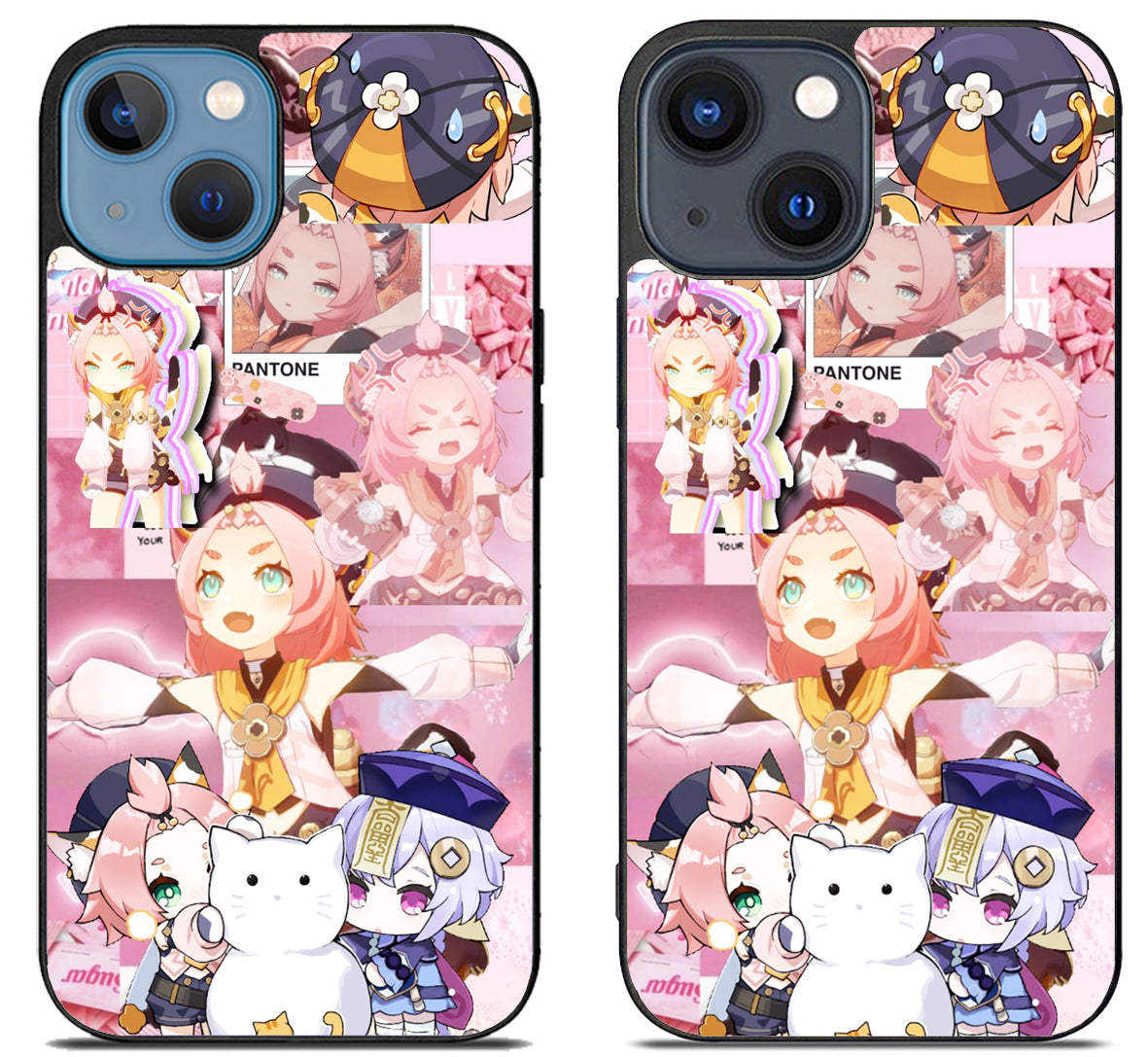 Diona Genshin Impact Collage iPhone 15 | iPhone 15 Plus Case