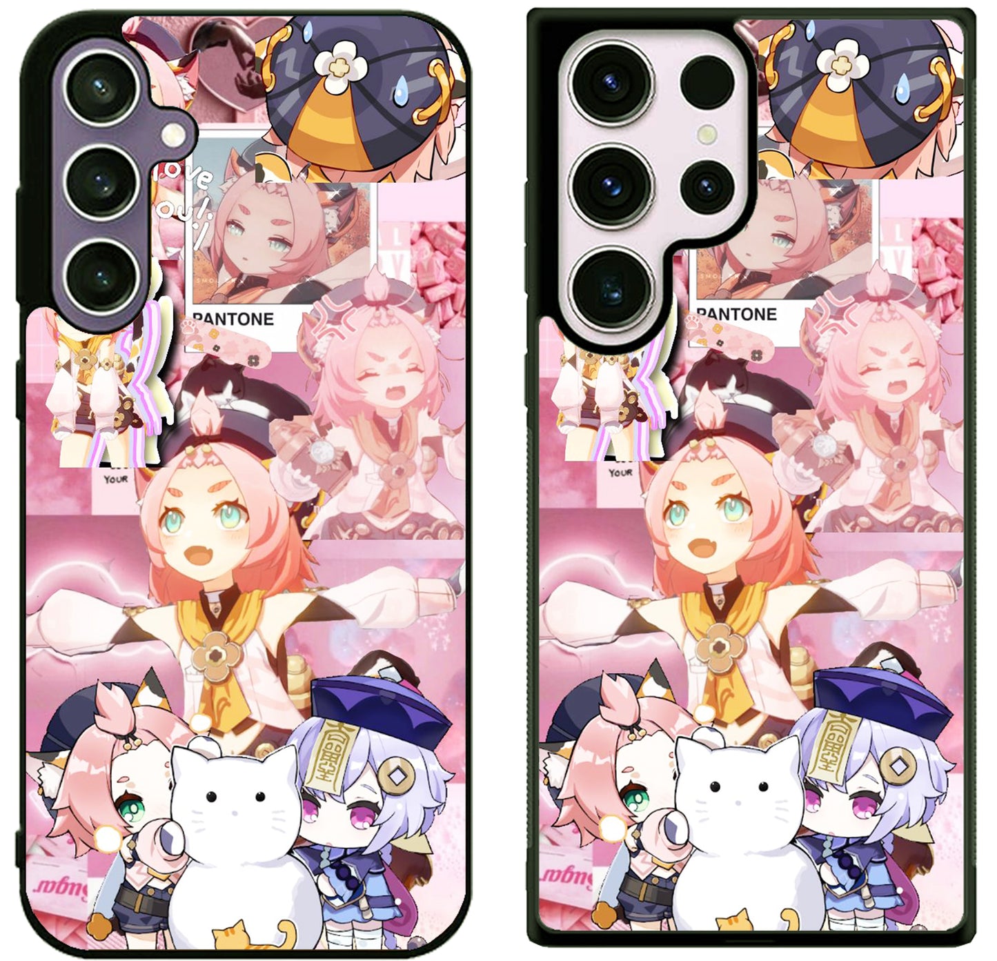 Diona Genshin Impact Collage Samsung Galaxy S25 | S25 Edge | S25 FE | S25 Plus | S25 Ultra Case