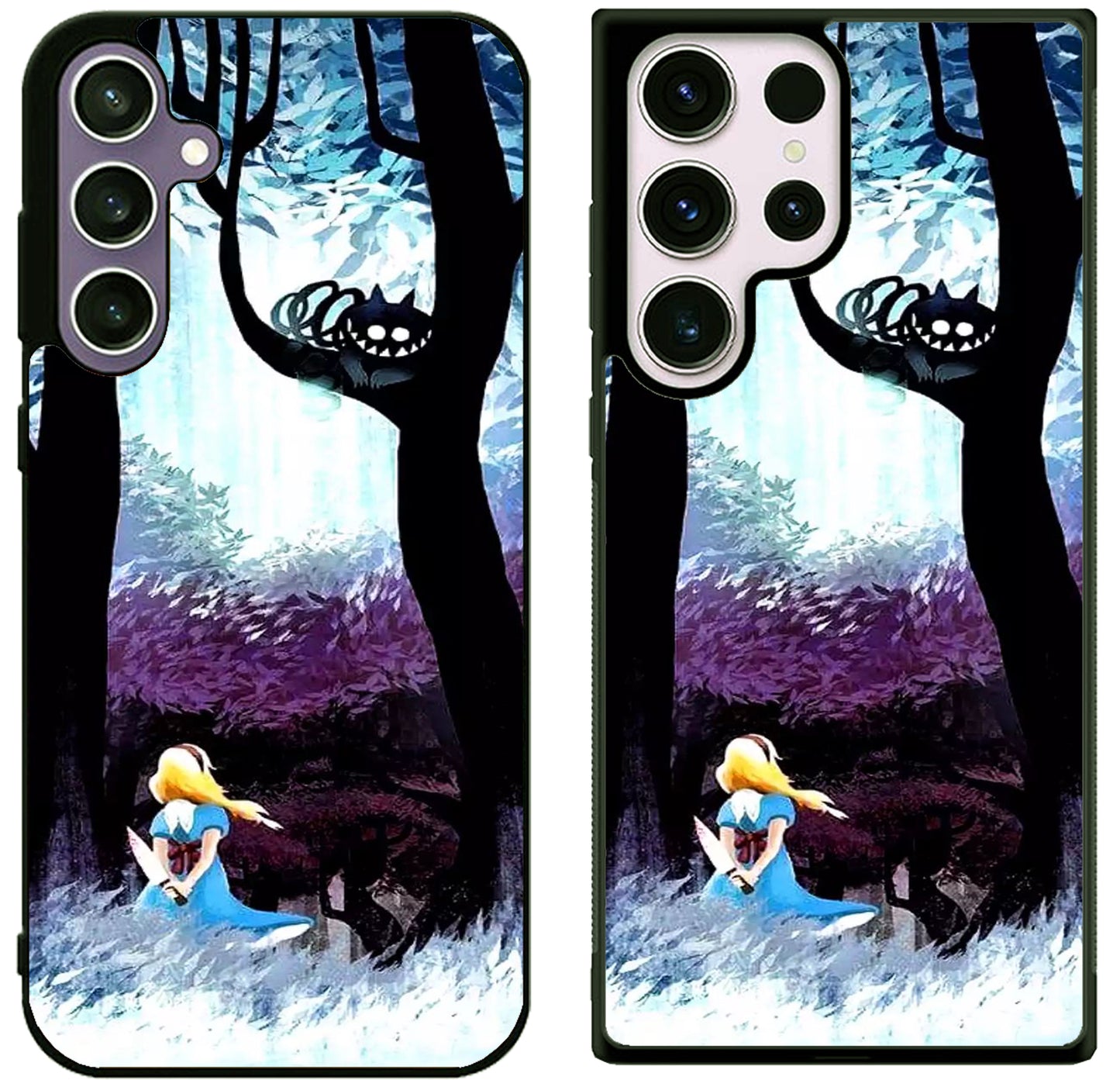 Disney Alice in Wonderland Background Samsung Galaxy S25 | S25 Edge | S25 FE | S25 Plus | S25 Ultra Case