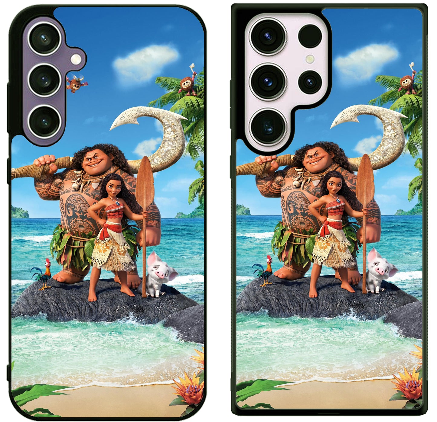 Disney Moana On the Beach Samsung Galaxy S25 | S25 Edge | S25 FE | S25 Plus | S25 Ultra Case