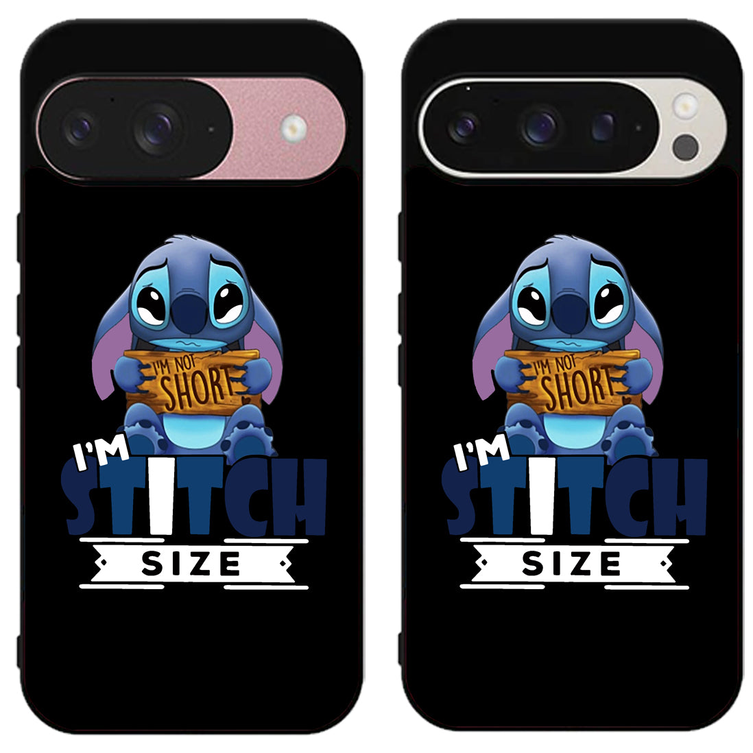 Disney Stitch Im Not Short Google Pixel 9 | 9 Pro | 9 Pro XL Case