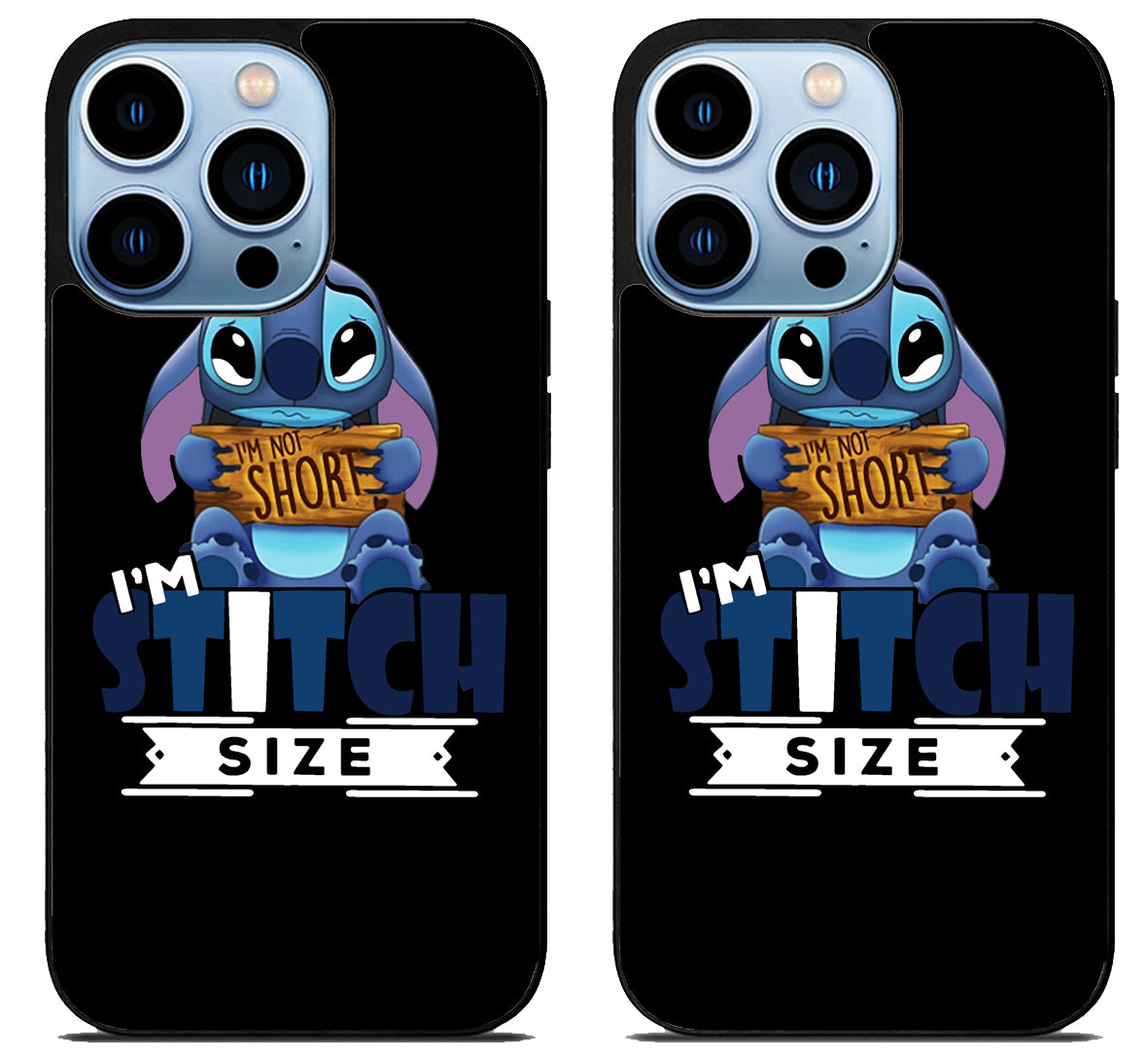 Disney Stitch Im Not Short iPhone 15 Pro | iPhone 15 Pro Max Case