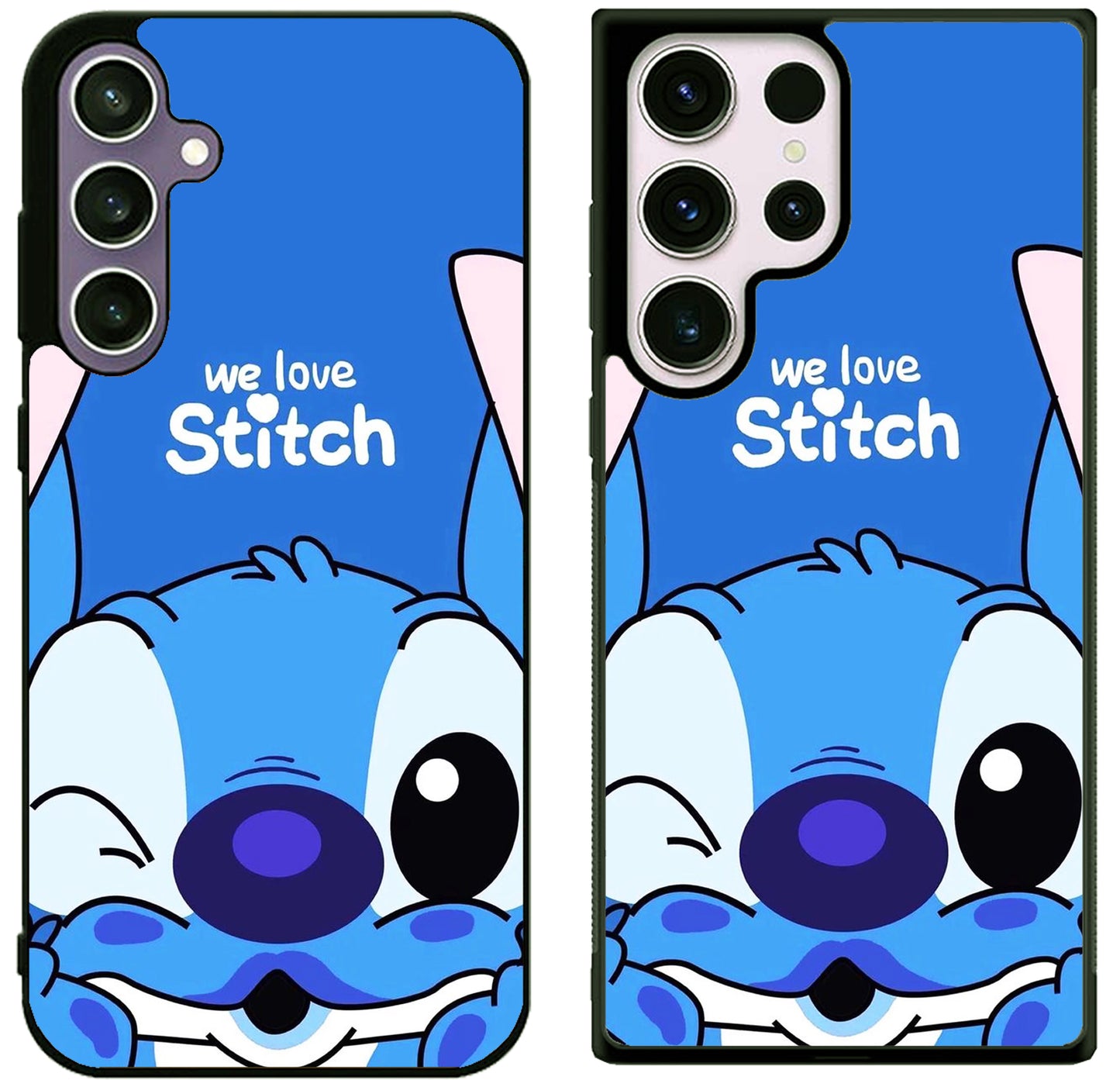 Disney Stitch We Love Stitch Samsung Galaxy S25 | S25 Edge | S25 FE | S25 Plus | S25 Ultra Case