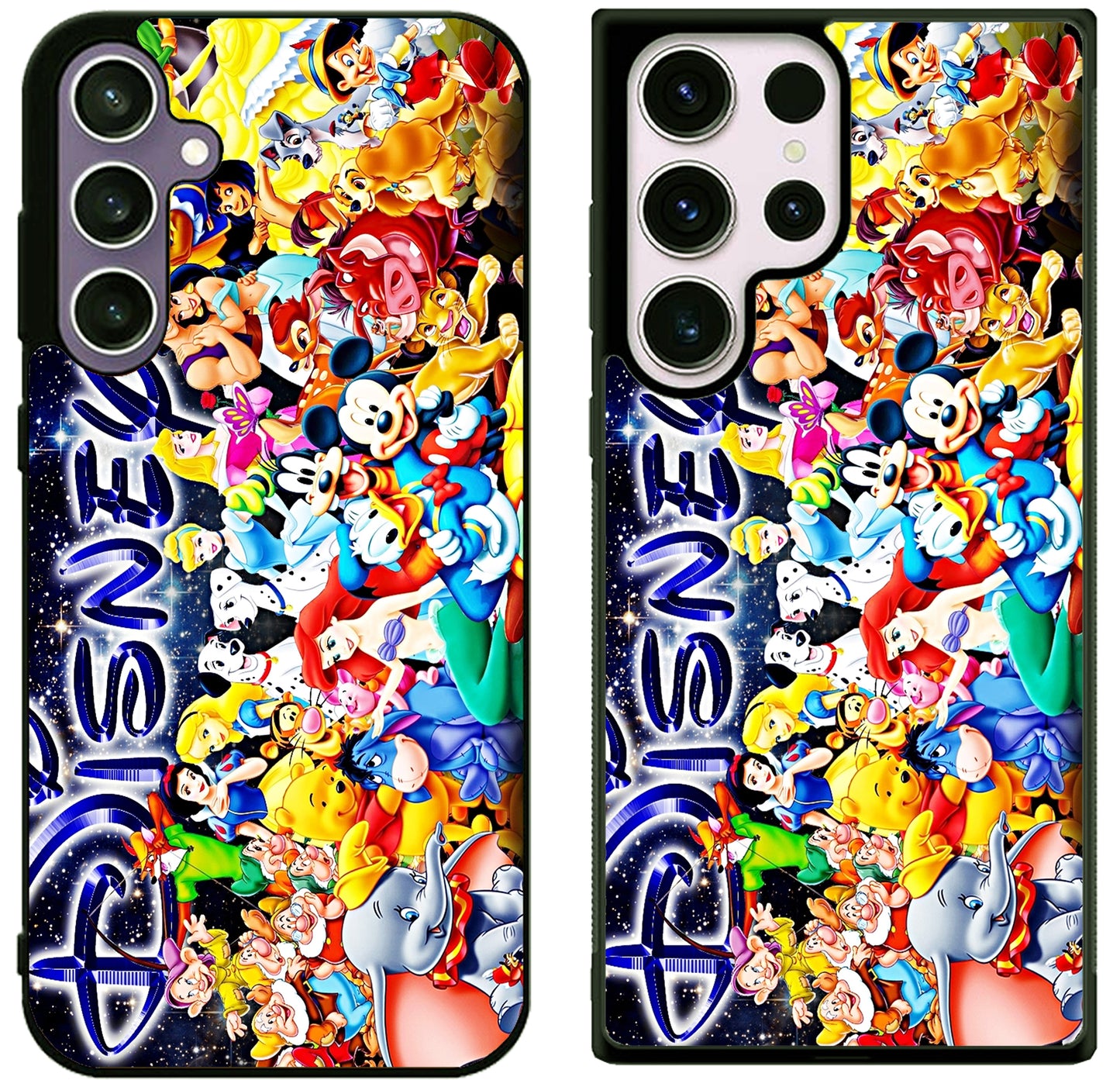 Disney all characters Wallpaper Samsung Galaxy S25 | S25 Edge | S25 FE | S25 Plus | S25 Ultra Case