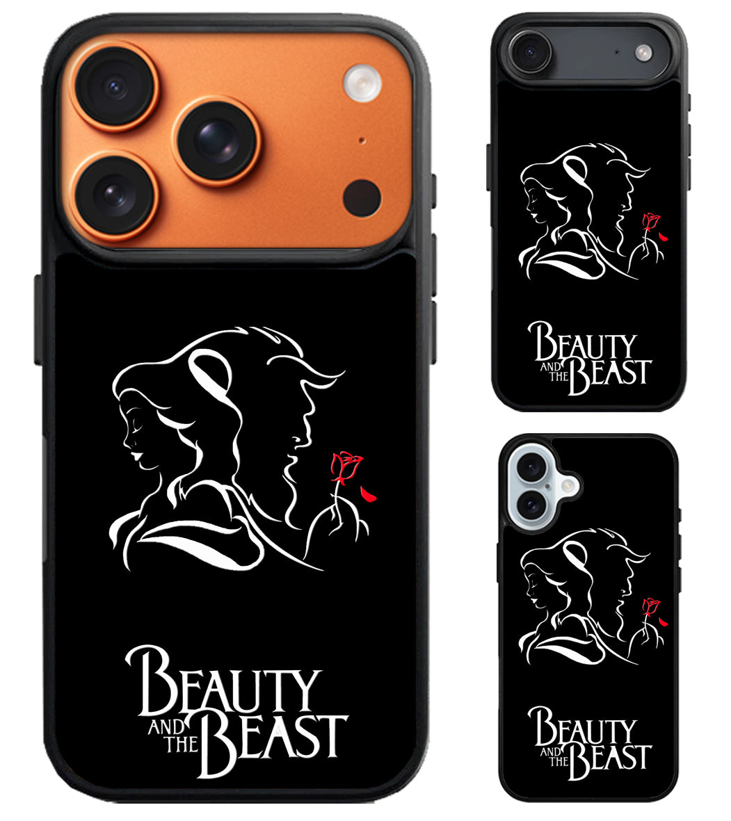 Disney Beauty And The Beast Black iPhone Air | iPhone 17 | 17 Pro | 17 Pro Max Case