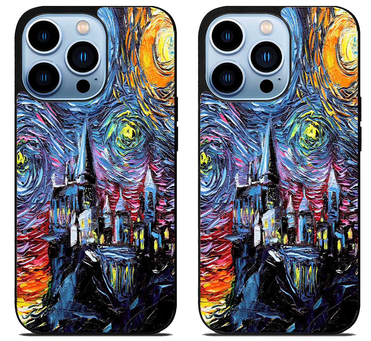 Doctor Who Tardis Van Gogh iPhone 15 Pro | iPhone 15 Pro Max Case