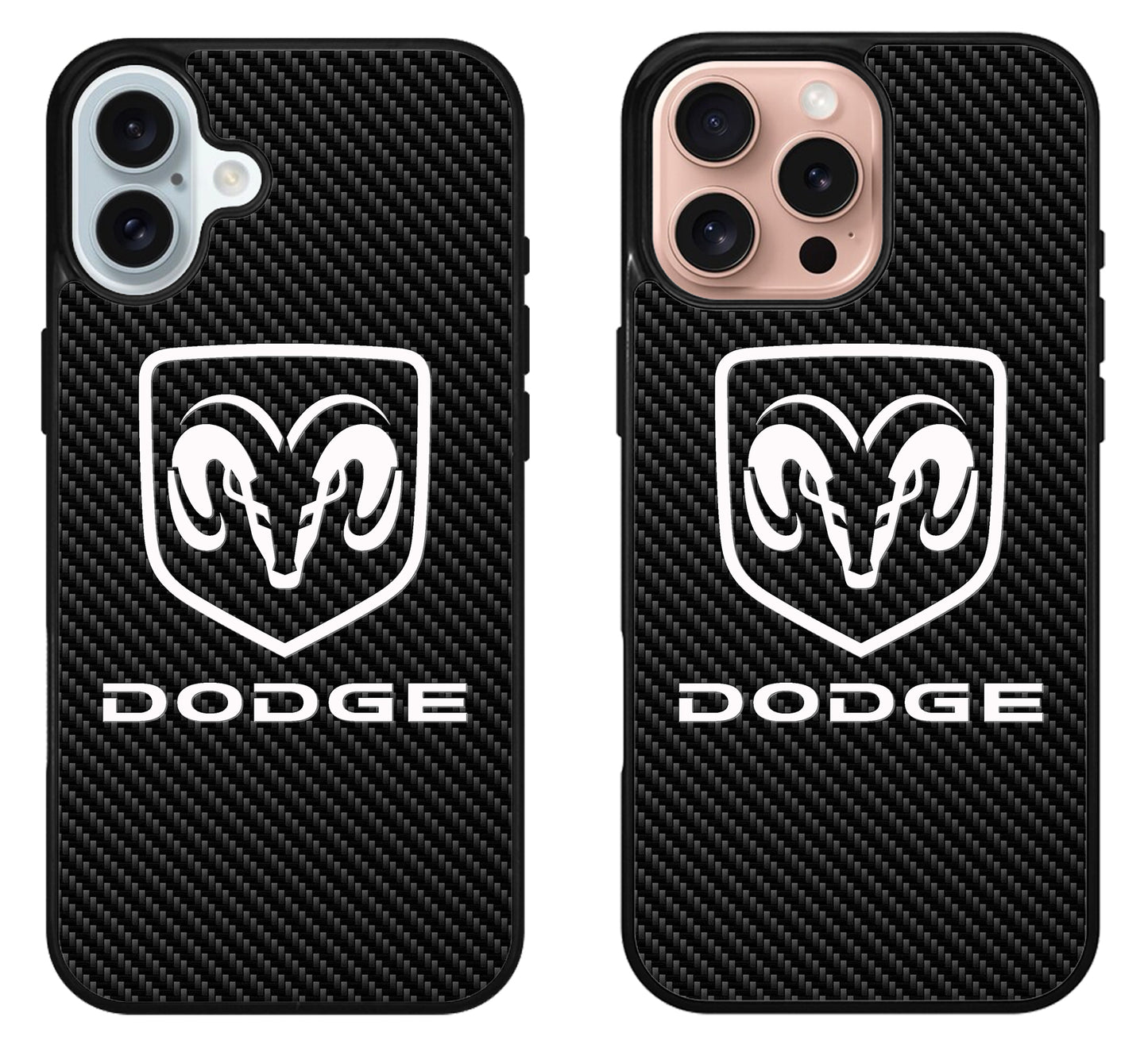 Dodge Black Carbon iPhone 16 | 16 Plus | 16 Pro | 16 Pro Max Case