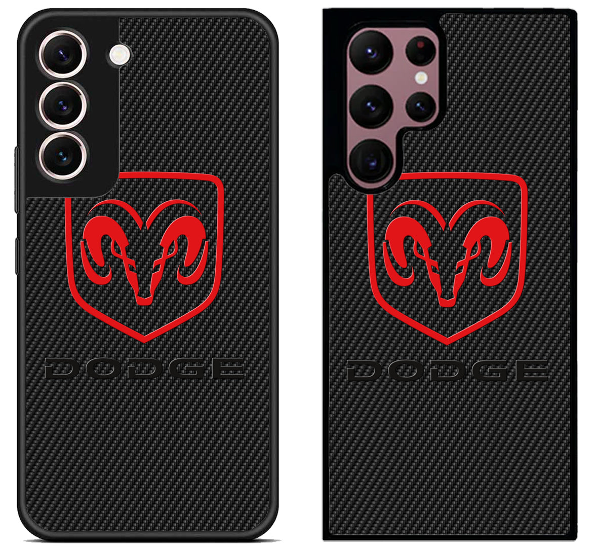 Dodge Black Carbon Samsung Galaxy S22 | S22+ | S22 Ultra Case