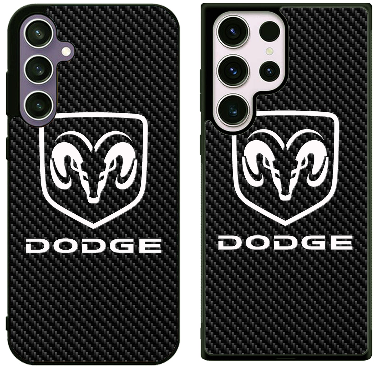 Dodge Black Carbon Samsung Galaxy S25 | S25 Edge | S25 FE | S25 Plus | S25 Ultra Case