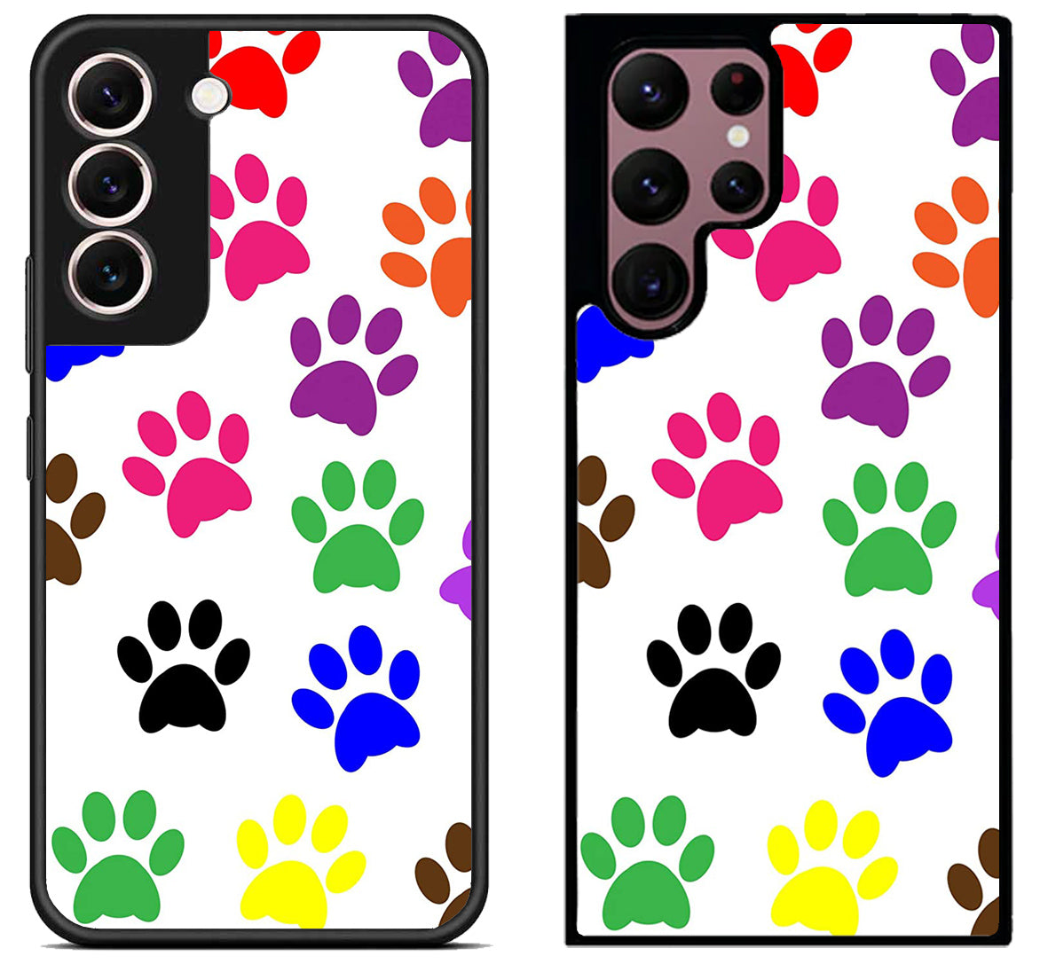 Dog Paw Colorfull Samsung Galaxy S22 | S22+ | S22 Ultra Case