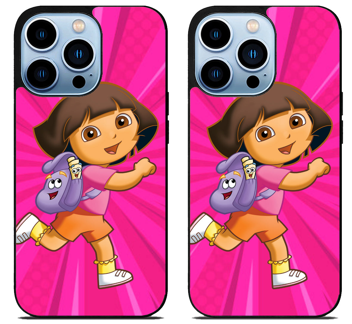 Dora the Explorer Cute iPhone 15 Pro | iPhone 15 Pro Max Case