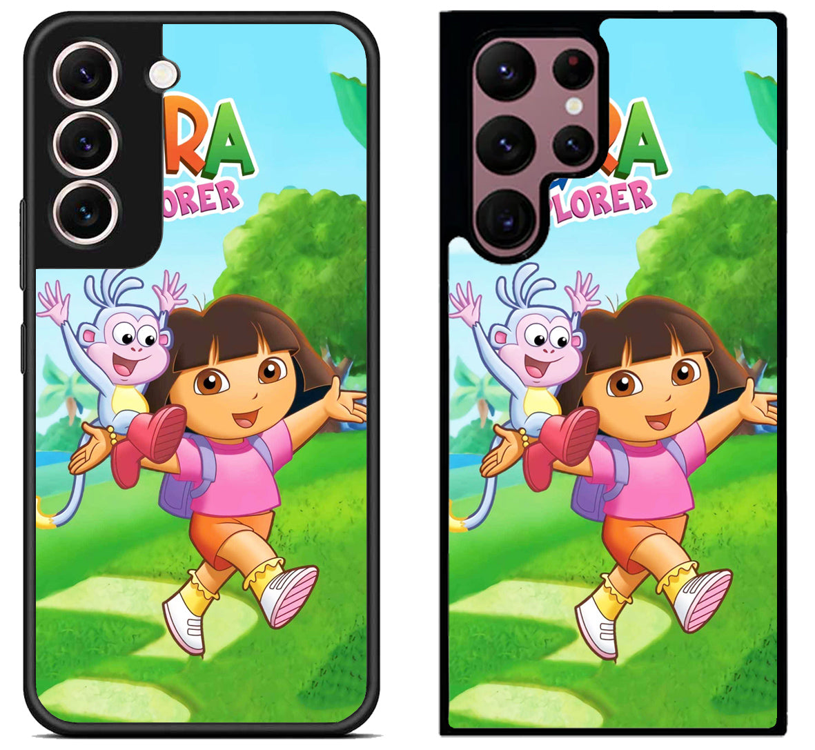 Dora the Explorer Wallpaper Samsung Galaxy S22 | S22+ | S22 Ultra Case