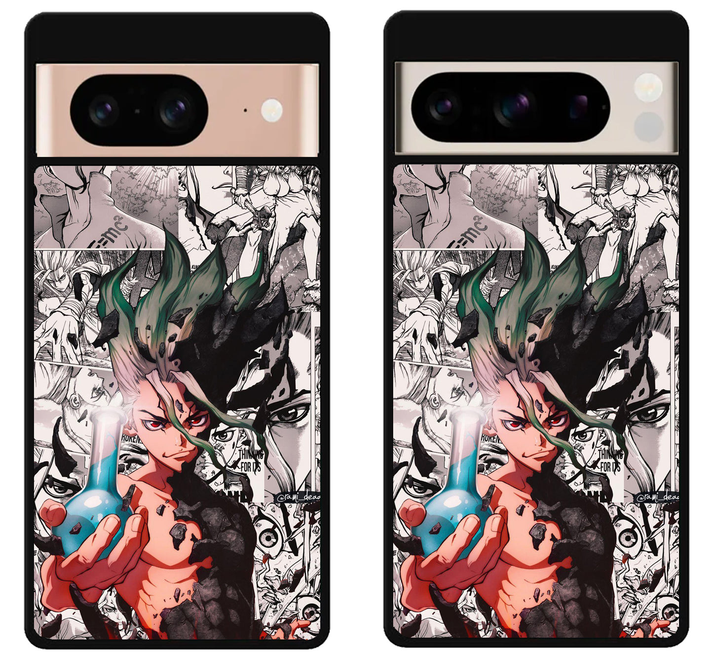 Dr Stone Collage Google Pixel 8 | 8 Pro Case