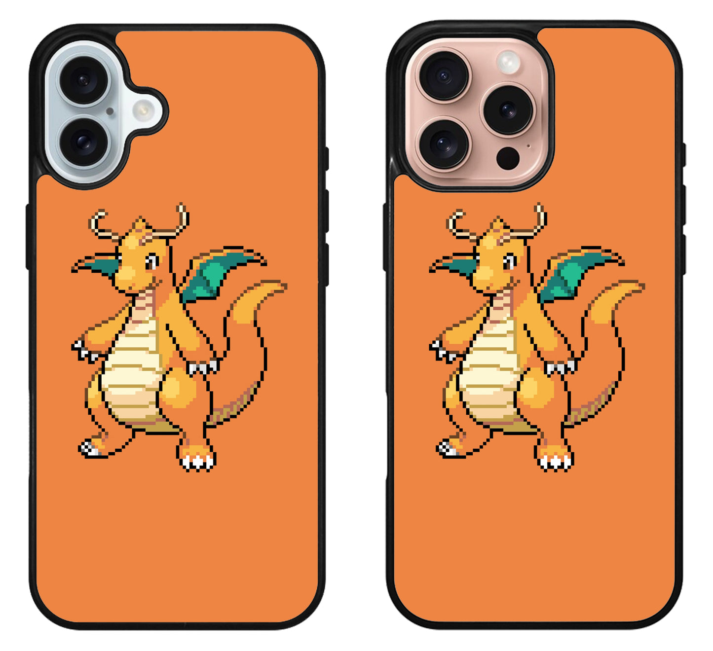 Dragonite Style Pokemon iPhone 16 | 16 Plus | 16 Pro | 16 Pro Max Case