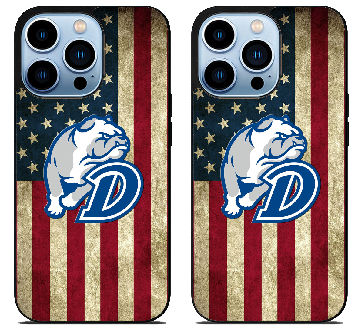 Drake Bulldogs Flag iPhone 15 Pro | iPhone 15 Pro Max Case