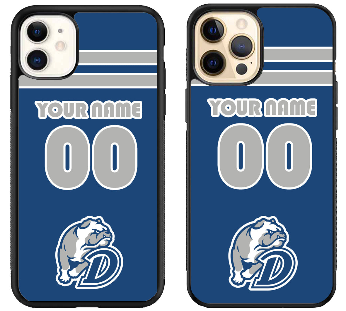 Custom Personalized Drake Bulldogs iPhone 12 | 12 Mini | 12 Pro | 12 Pro Max Case