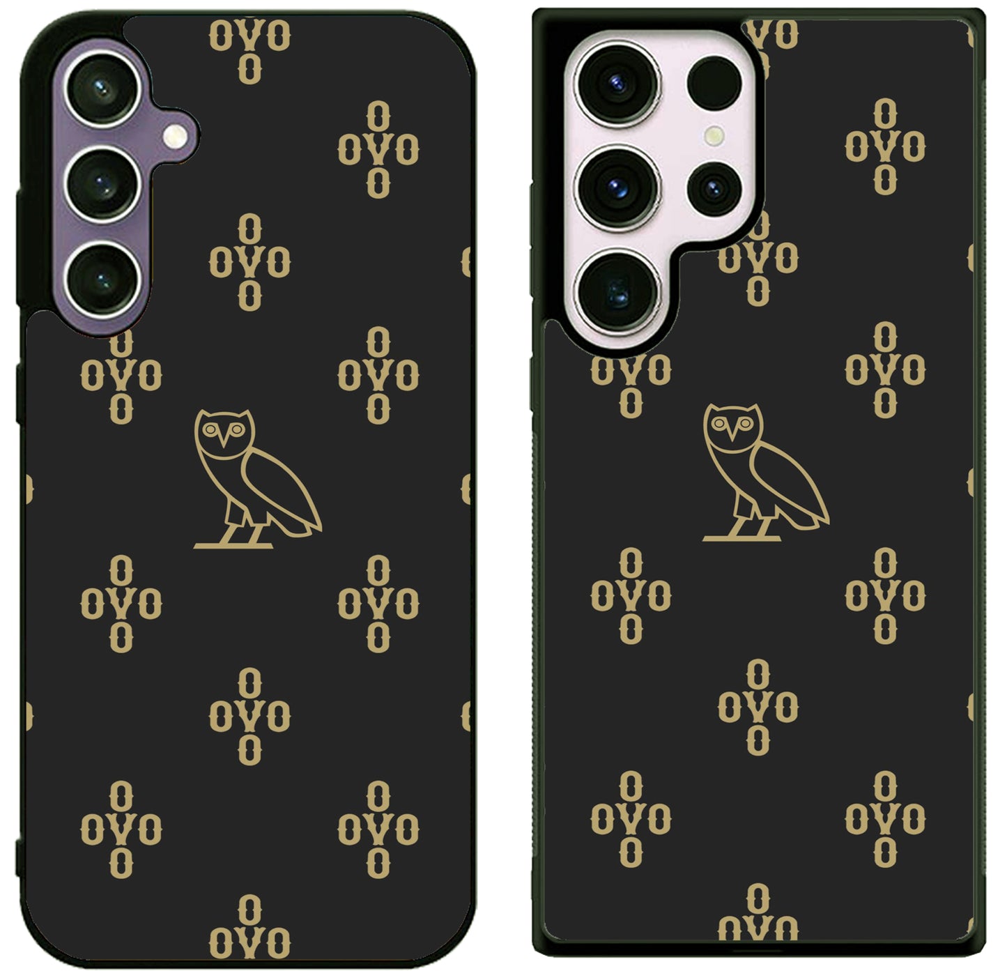 Drake ovo Black And Gold Samsung Galaxy S25 | S25 Edge | S25 FE | S25 Plus | S25 Ultra Case