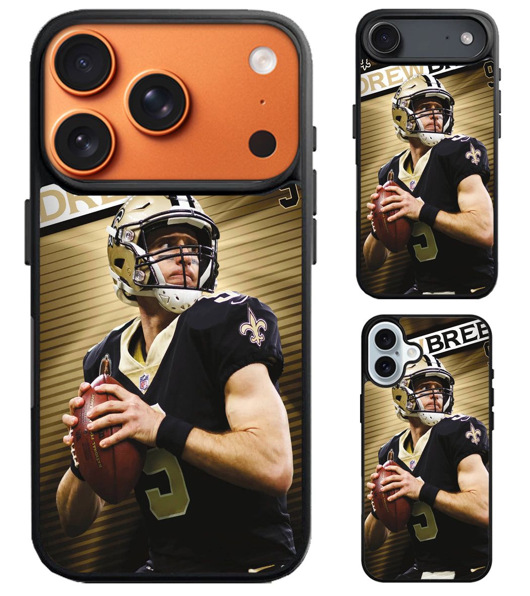 Drew Brees New Orleans Saints iPhone Air | iPhone 17 | 17 Pro | 17 Pro Max Case