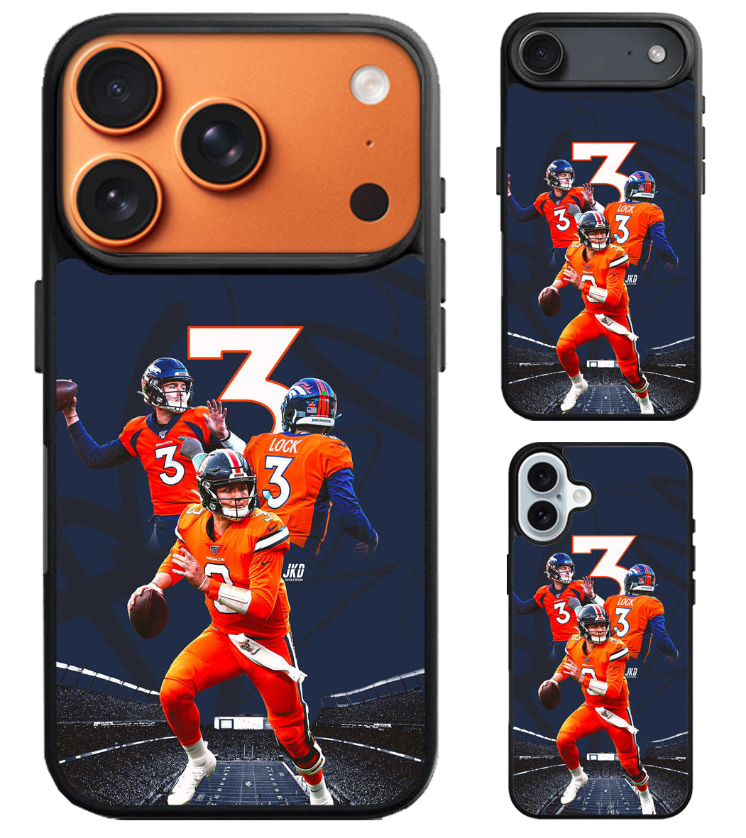 Drew Lock Denver Broncos iPhone Air | iPhone 17 | 17 Pro | 17 Pro Max Case