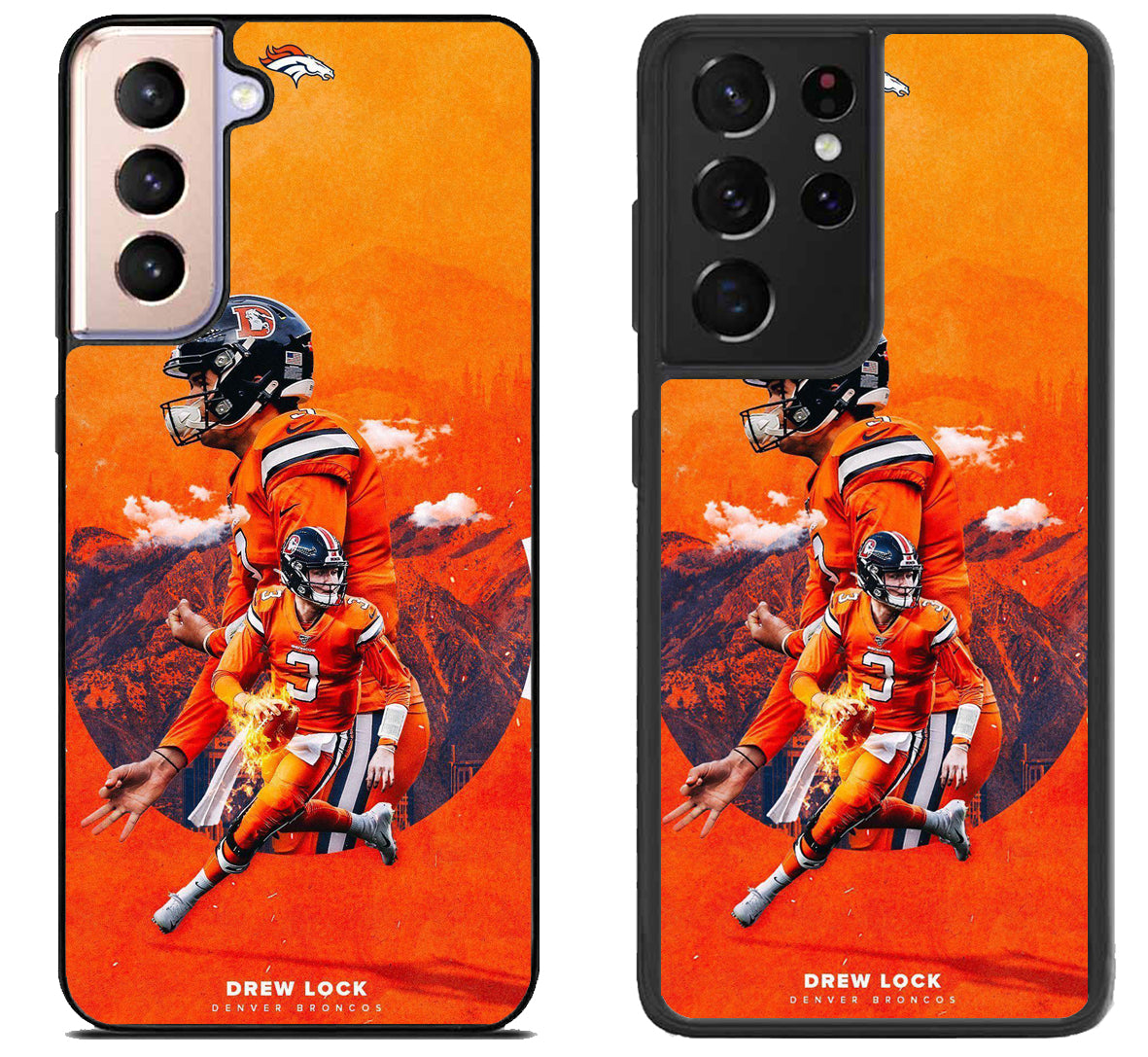 Drew Lock Denver Broncos Wallpaper Samsung Galaxy S21 | S21 FE | S21+ | S21 Ultra Case