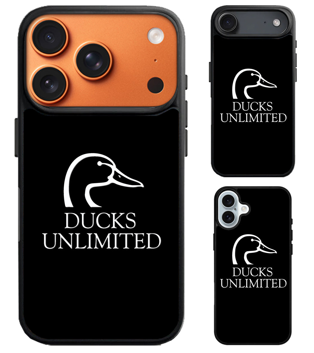 Duck Unlimited Black iPhone Air | iPhone 17 | 17 Pro | 17 Pro Max Case
