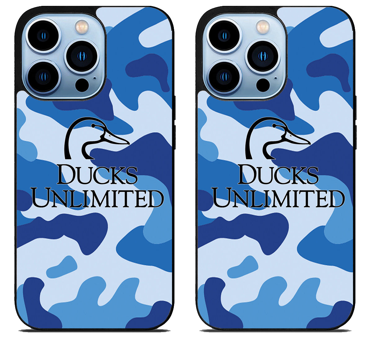 Duck Unlimited Blue Camo iPhone 15 Pro | iPhone 15 Pro Max Case