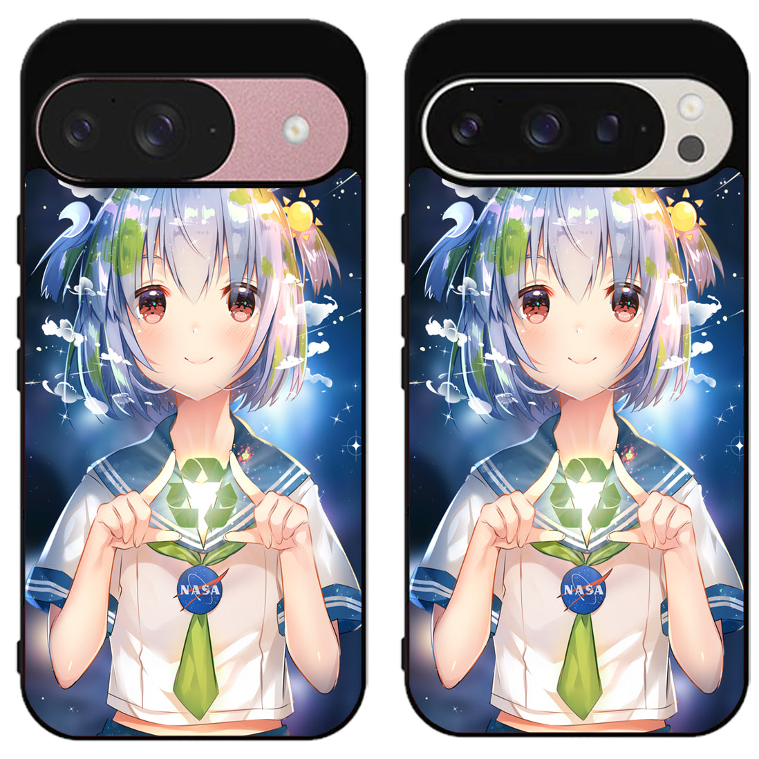 Earth Chan Anime Cute Google Pixel 9 | 9 Pro | 9 Pro XL Case