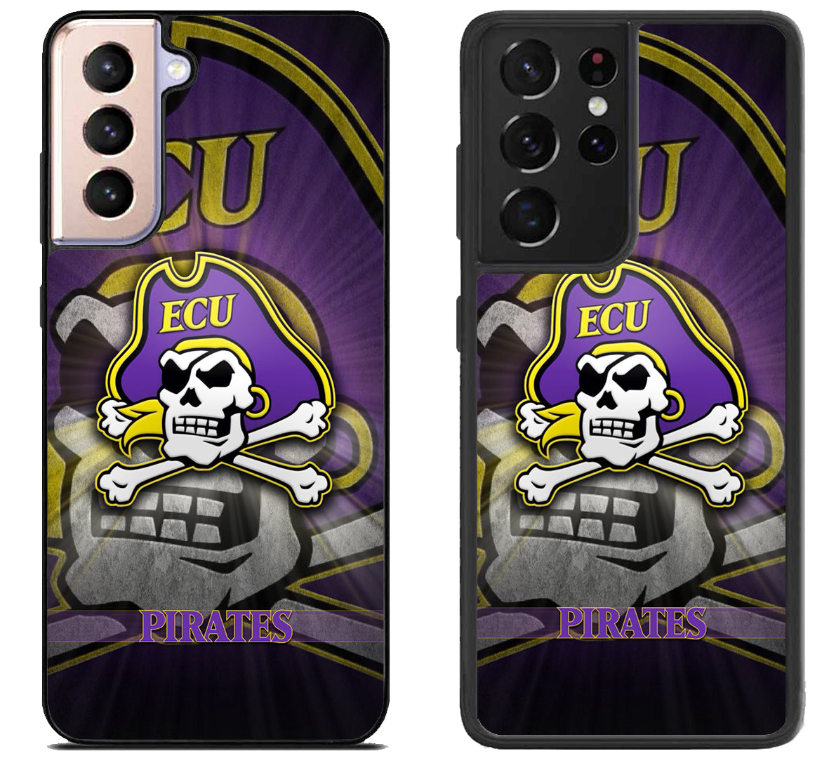 East Carolina Pirates Background Samsung Galaxy S21 | S21 FE | S21+ | S21 Ultra Case