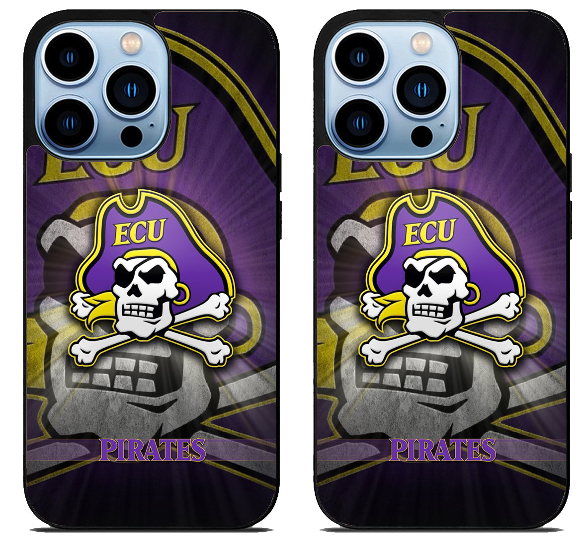 East Carolina Pirates Background iPhone 15 Pro | iPhone 15 Pro Max Case