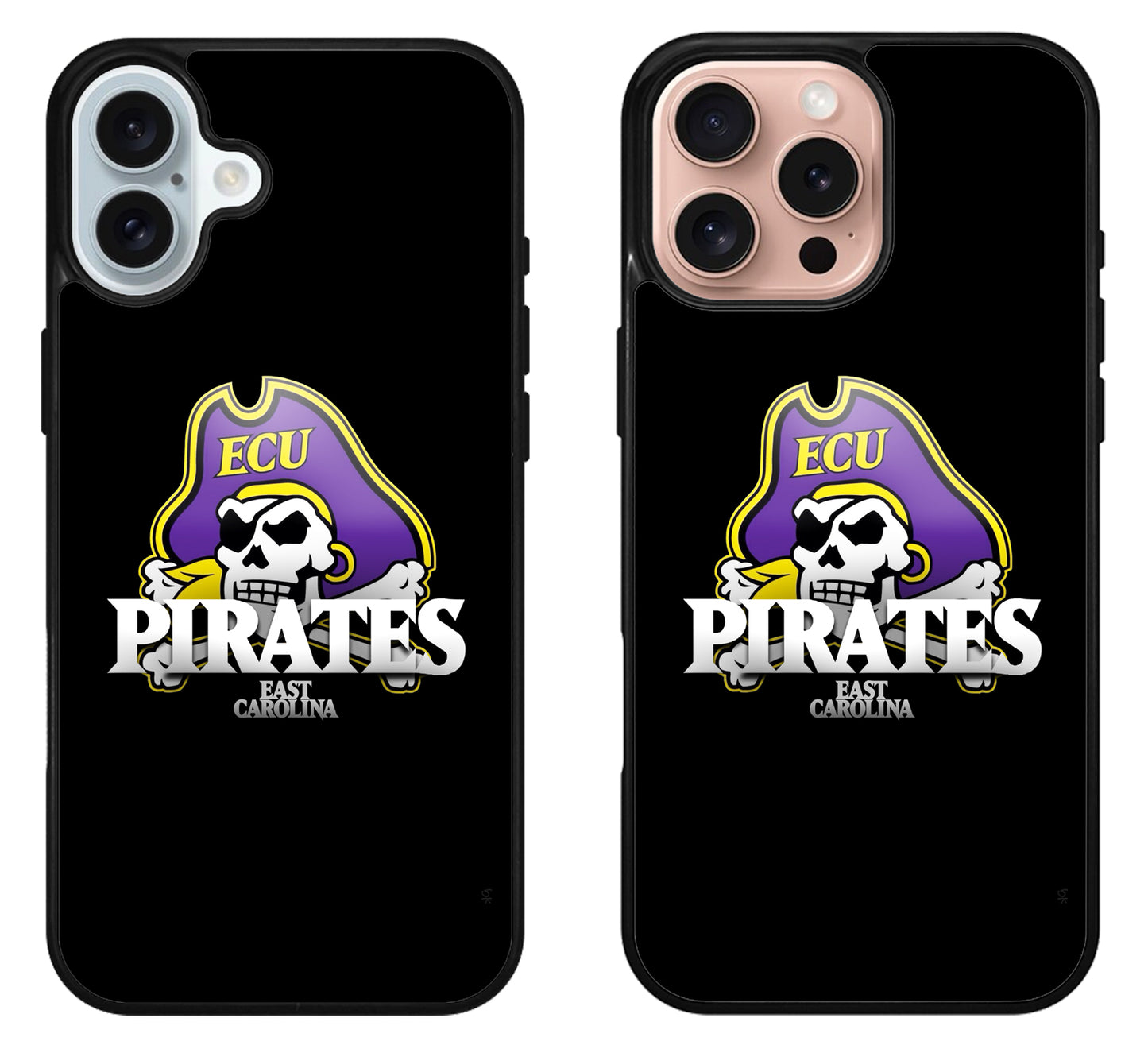 East Carolina Pirates Black iPhone 16 | 16 Plus | 16 Pro | 16 Pro Max Case
