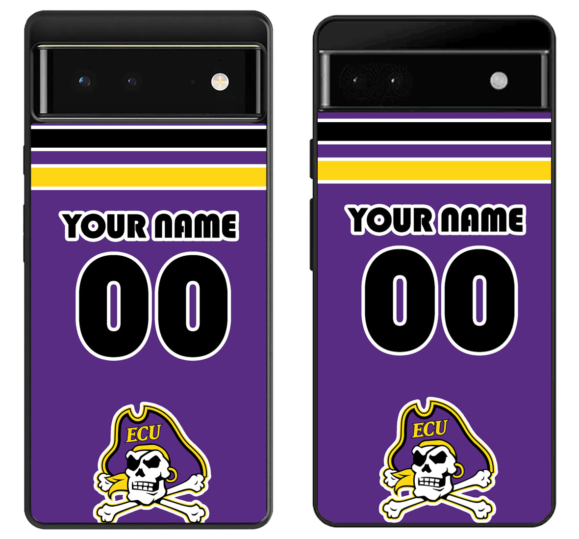 Custom Personalized East Carolina Pirates Google Pixel 6 | 6A | 6 Pro Case
