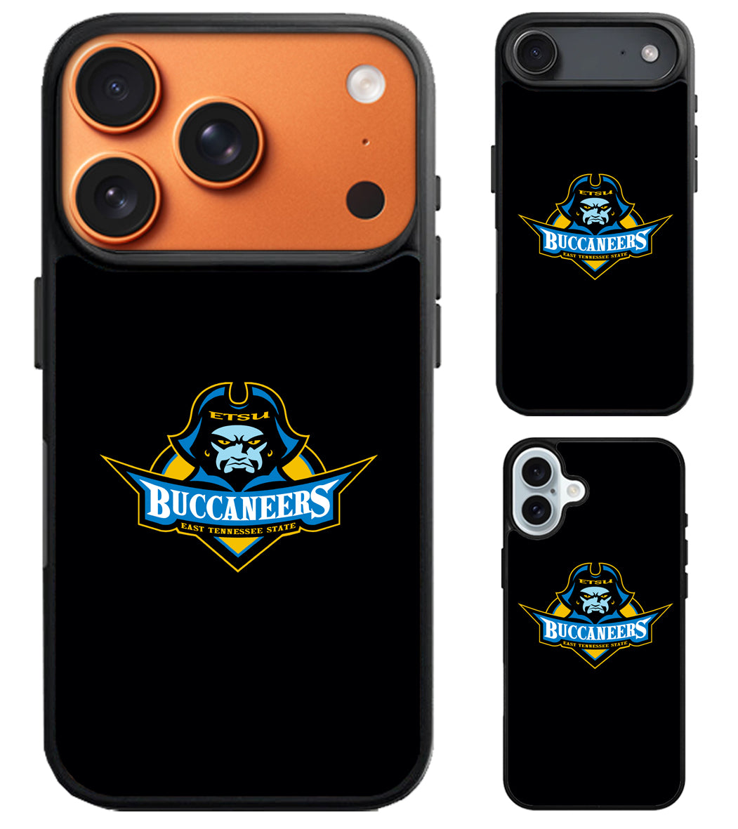 East Tennessee State Buccaneers Black iPhone Air | iPhone 17 | 17 Pro | 17 Pro Max Case