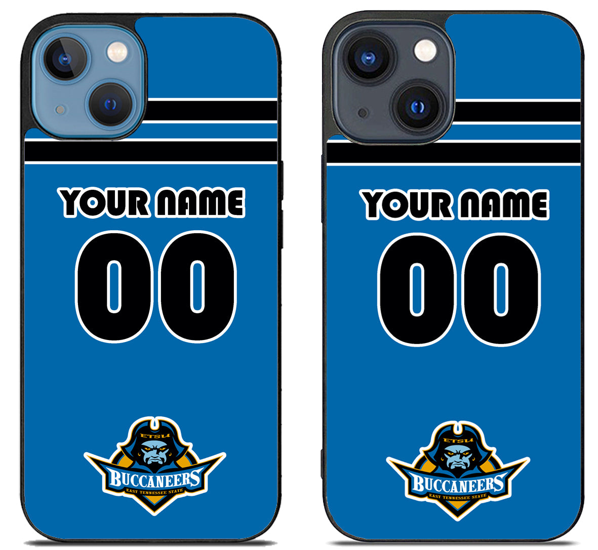 Custom Personalized East Tennessee State Buccaneers iPhone 15 | iPhone 15 Plus Case