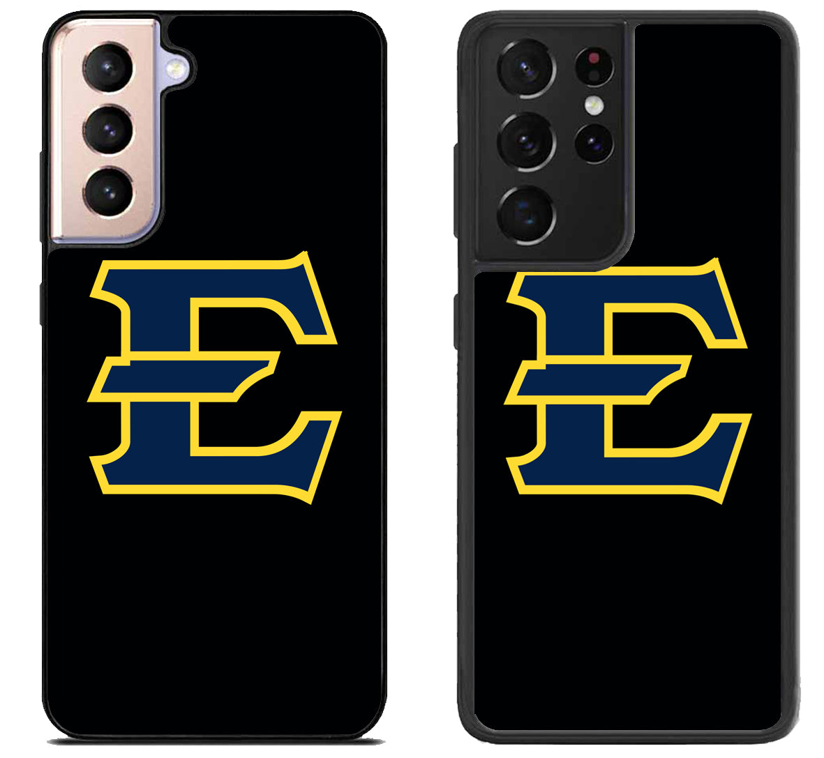 Eastern Tennessee State Buccaneers Black Samsung Galaxy S21 | S21 FE | S21+ | S21 Ultra Case