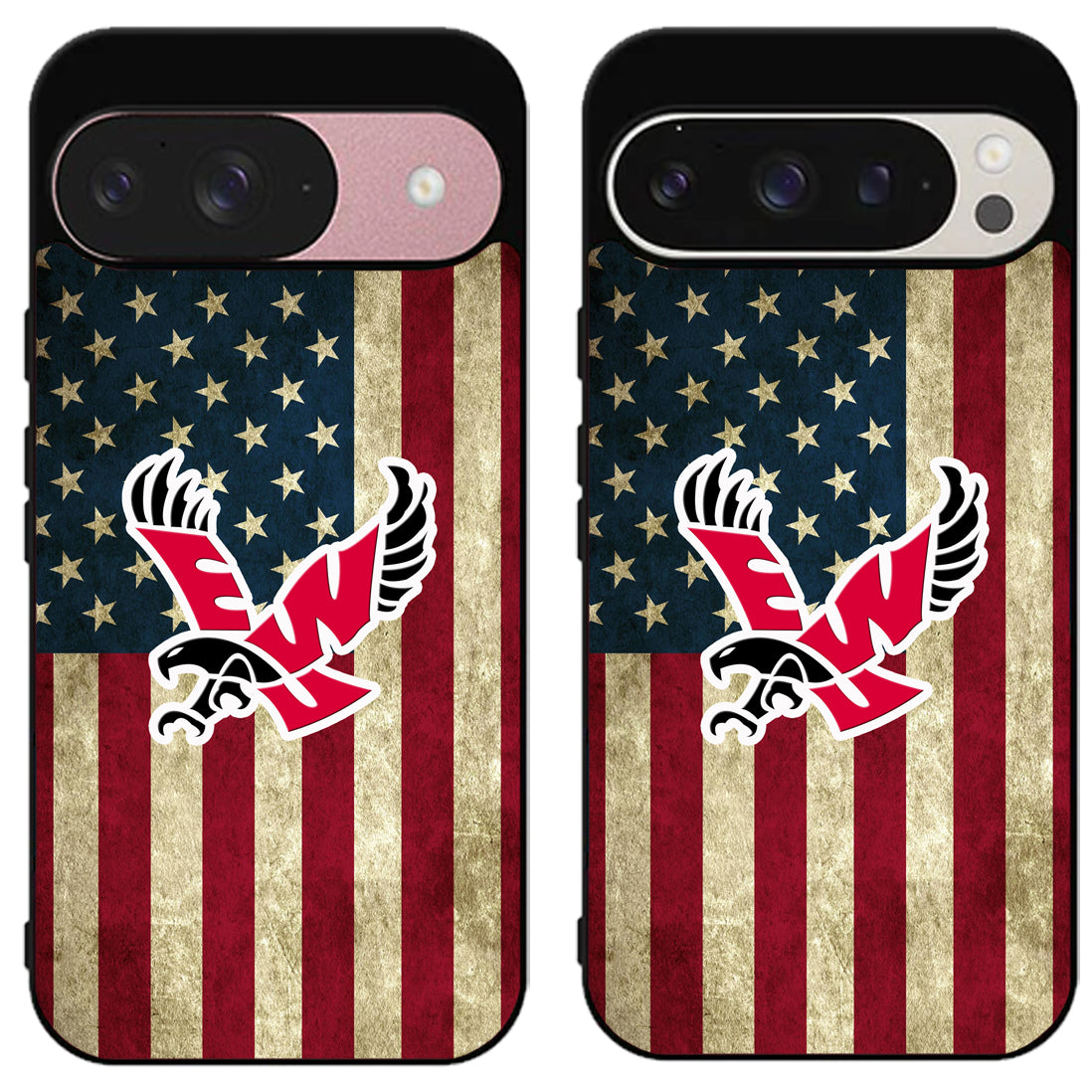 Eastern Washington Eagles Flag Google Pixel 9 | 9 Pro | 9 Pro XL Case