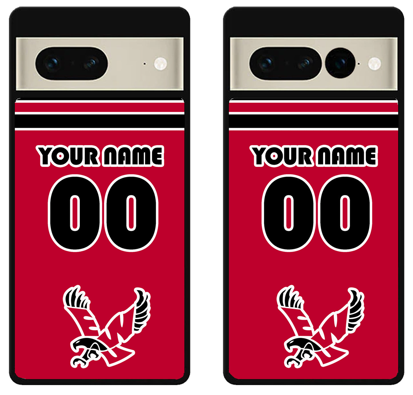 Custom Personalized Eastern Washington Eagles Google Pixel 7 | 7 Pro Case