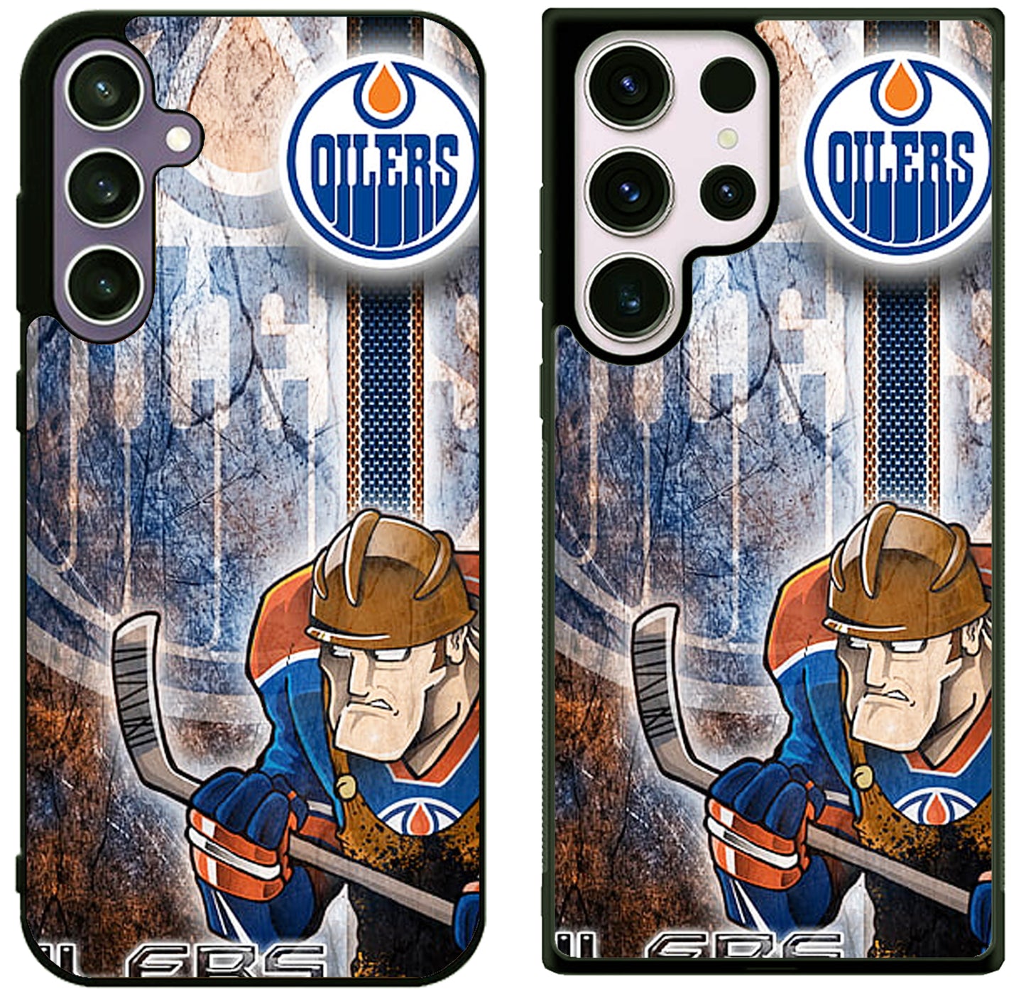 Edmonton Oilers Background Samsung Galaxy S25 | S25 Edge | S25 FE | S25 Plus | S25 Ultra Case
