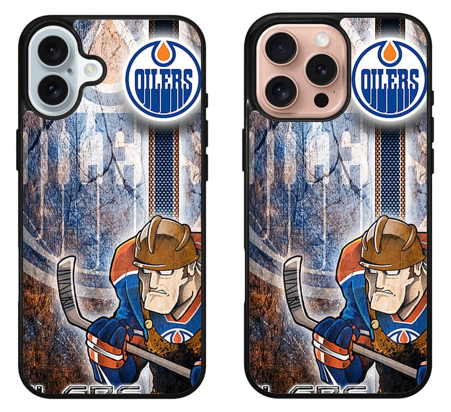 Edmonton Oilers Background iPhone 16 | 16 Plus | 16 Pro | 16 Pro Max Case