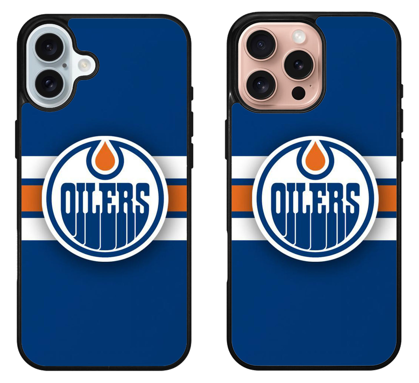 Edmonton Oilers Logo Sripe iPhone 16 | 16 Plus | 16 Pro | 16 Pro Max Case