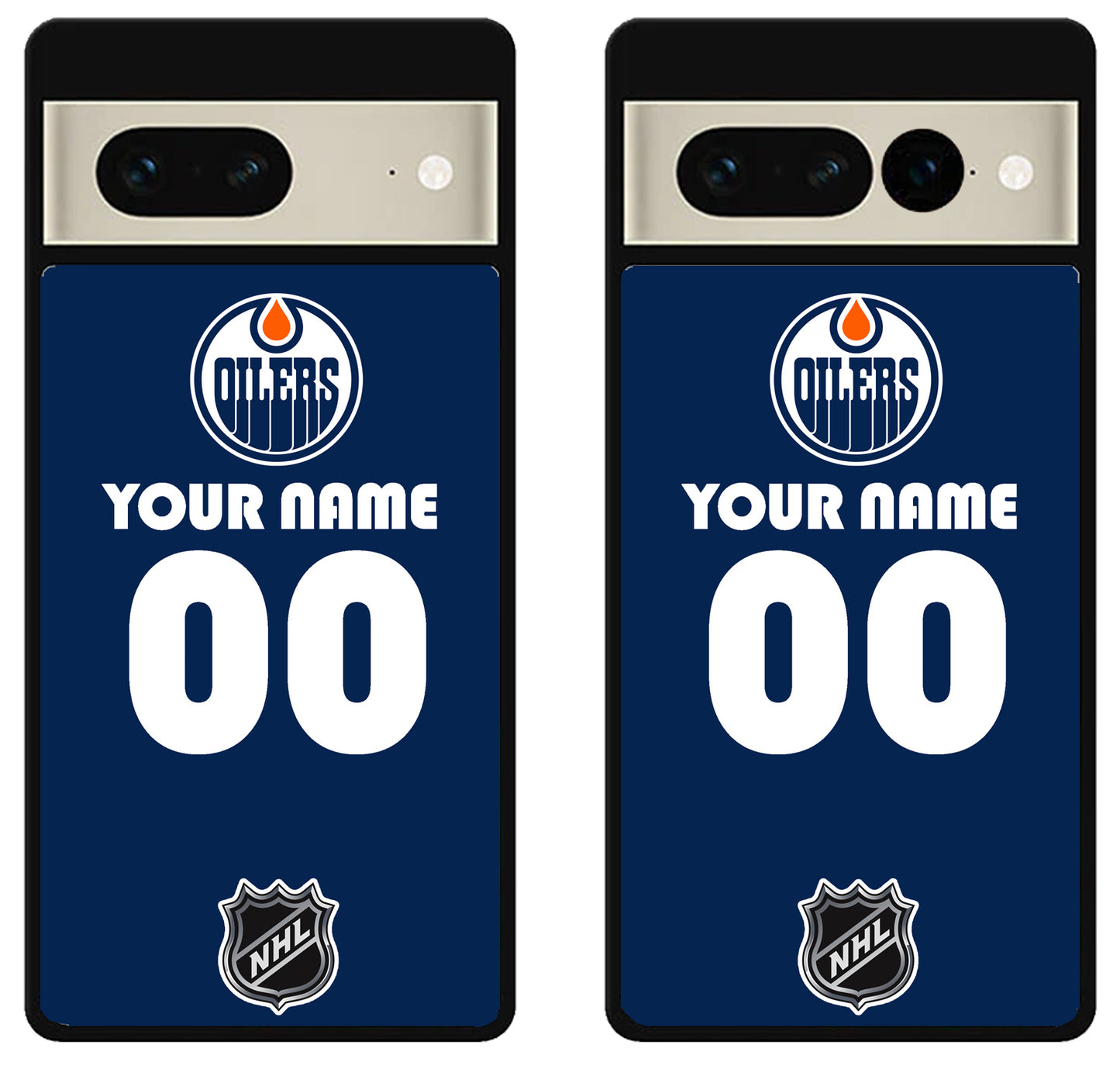Custom Personalized Edmonton Oilers NHL Google Pixel 7 | 7 Pro Case