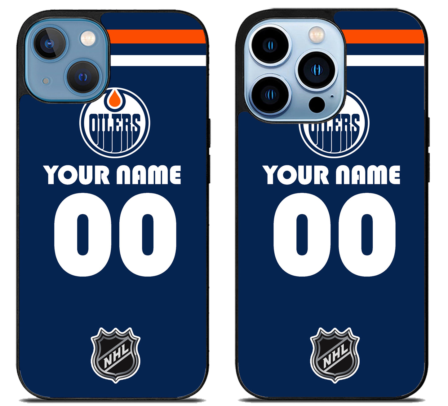 Custom Personalized Edmonton Oilers NHL iPhone 13 | 13 Mini | 13 Pro | 13 Pro Max Case