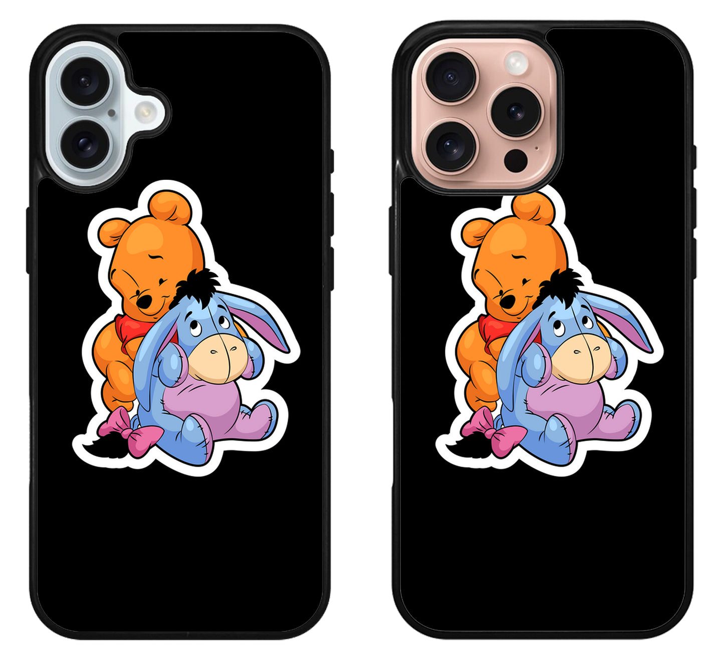 Eeyore Winnie The Pooh Black iPhone 16 | 16 Plus | 16 Pro | 16 Pro Max Case