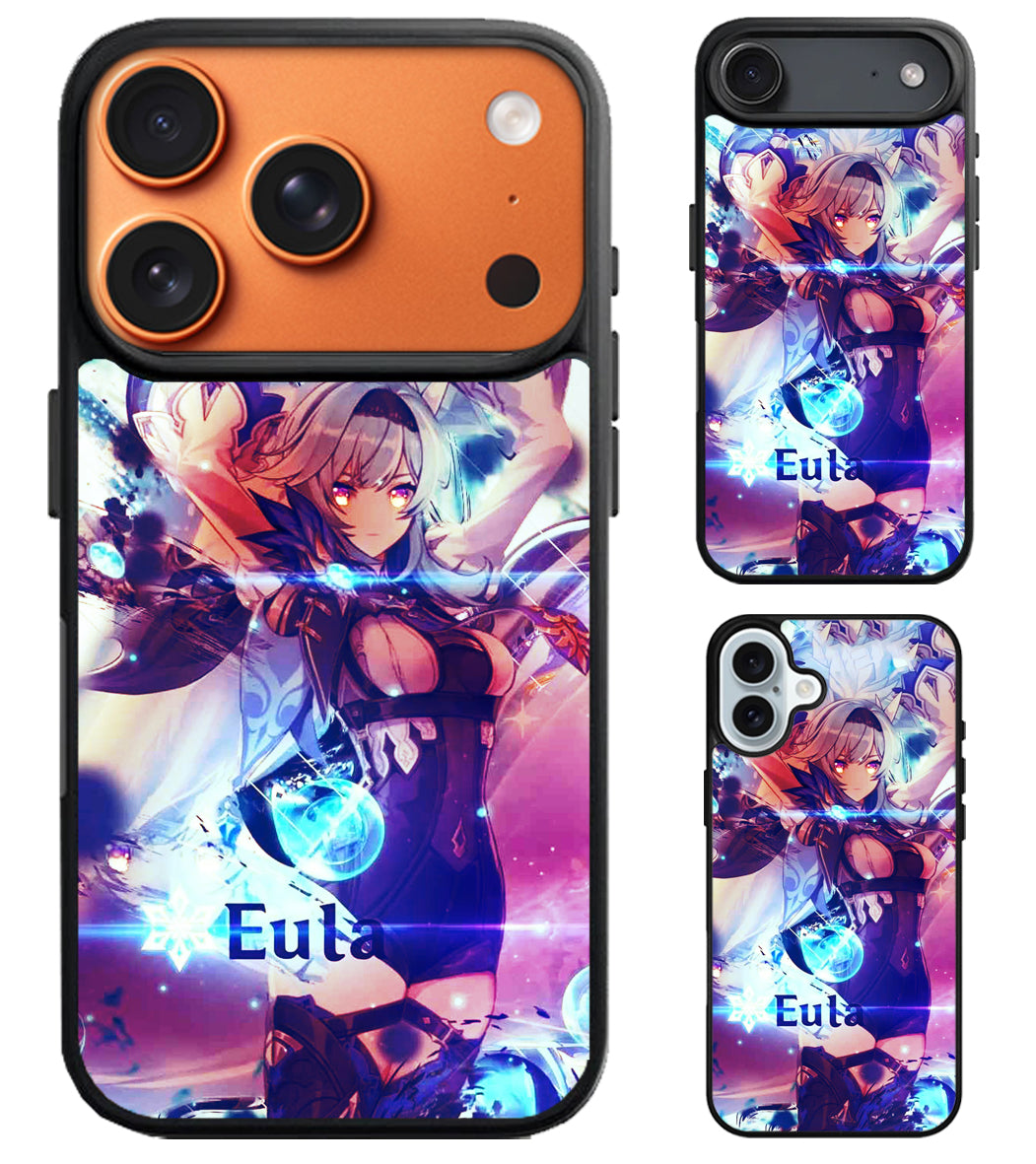 Eula Genshin Impact Cute iPhone Air | iPhone 17 | 17 Pro | 17 Pro Max Case