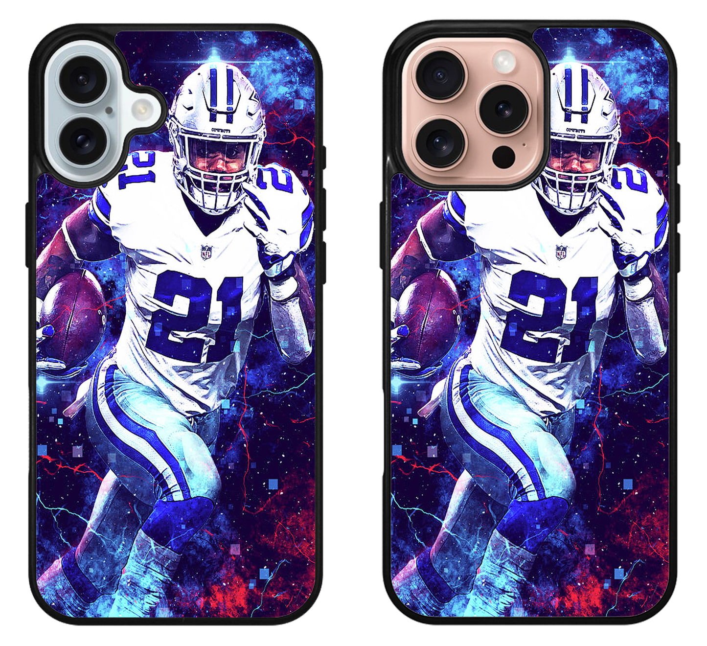 Ezekiel elliott Dallas Cowboys Cover iPhone 16 | 16 Plus | 16 Pro | 16 Pro Max Case