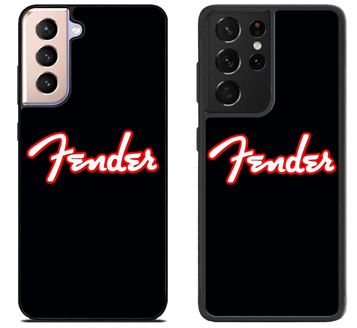Fender Logo Black Samsung Galaxy S21 | S21 FE | S21+ | S21 Ultra Case