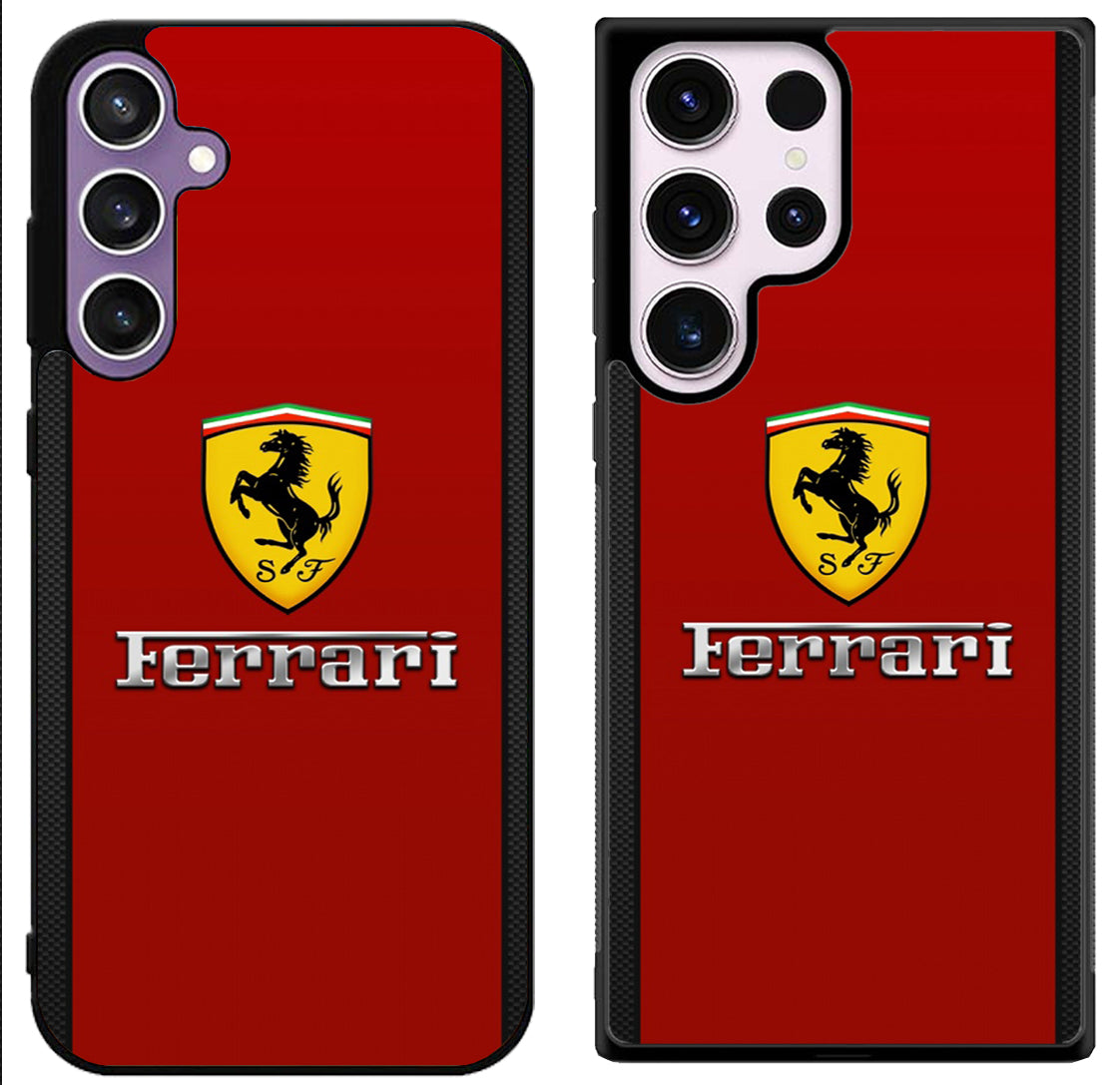 Ferrari Logo Red Samsung Galaxy S24 | S24+ | S24 Ultra Case
